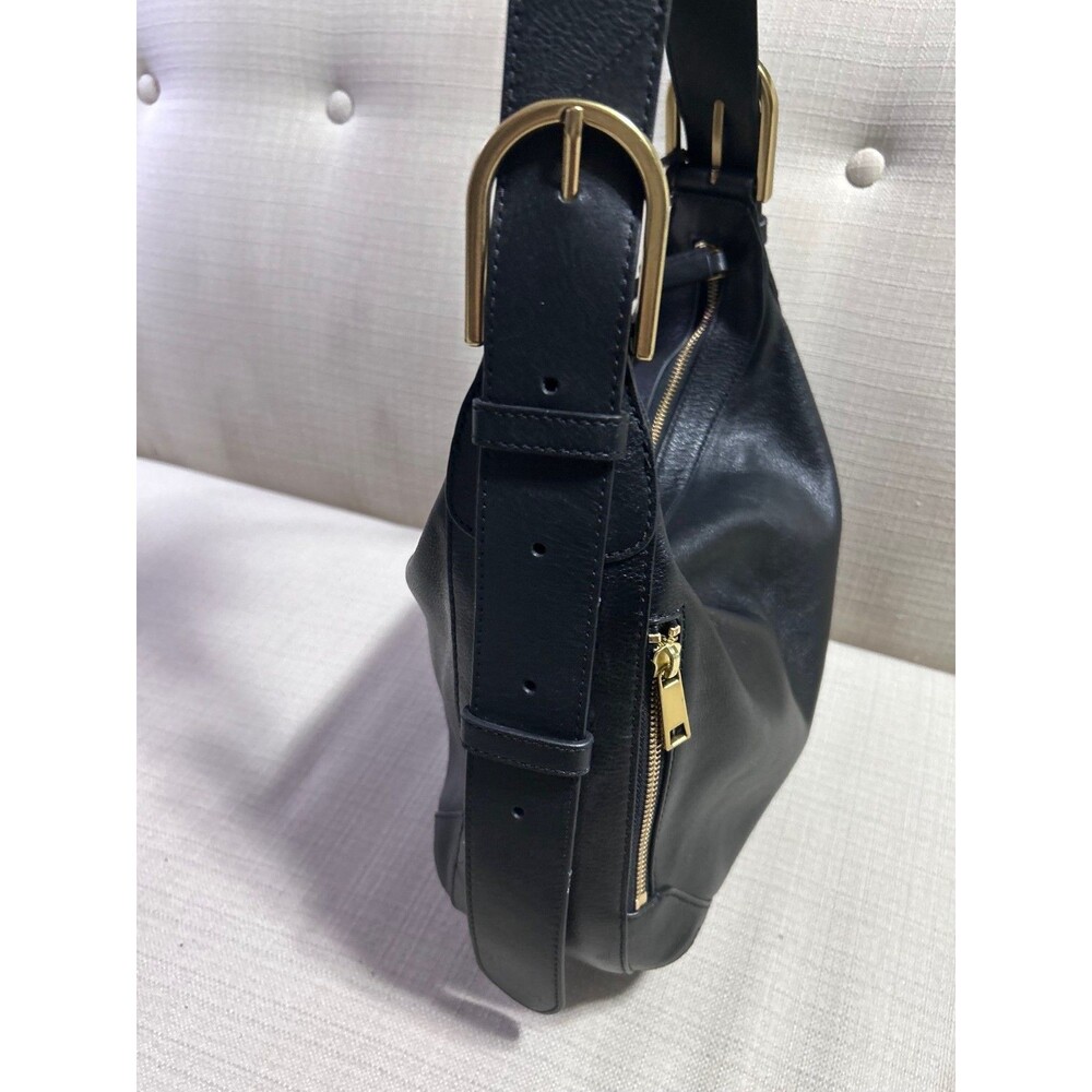Fossil Hannah Hobo Shoulder Bag Black Leather ZB7888 - Picture 5 of 12